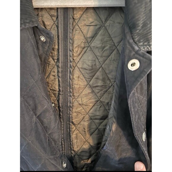 Joseph Abboud OUTERWEAR Quilted Lightweight Jacket Men's Black Coat Pockets Med - Picture 7 of 8